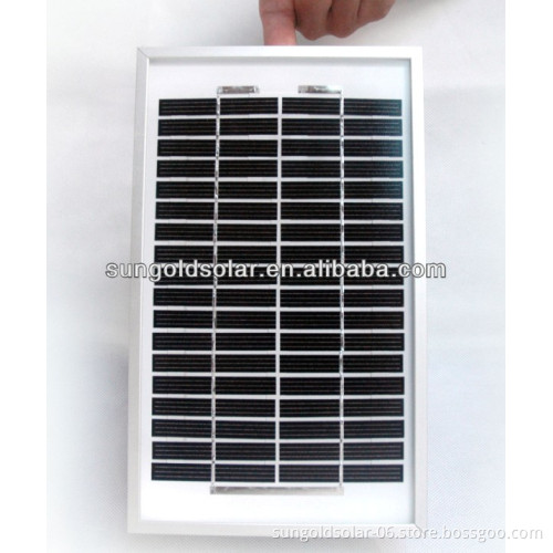 3w small mono solar panel with outlet